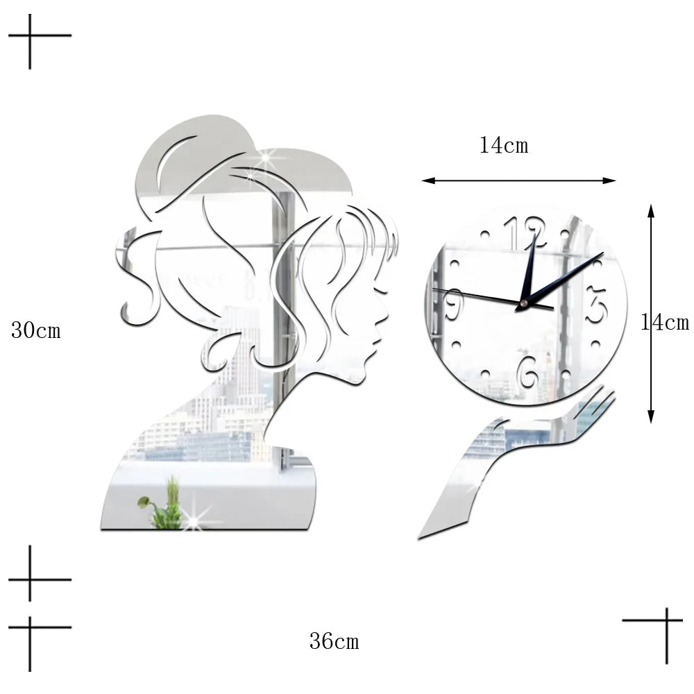 Horloge Murale Enfant Silencieuse Arc-en-ciel Soleil Nuage