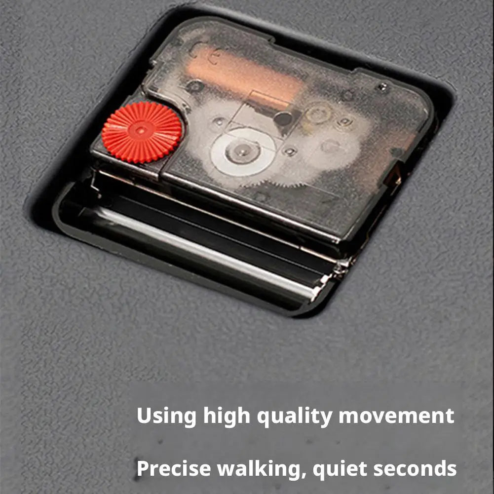 Horloge Mural Lumineuse Silencieuse Grands Chiffres Cuisine Salon