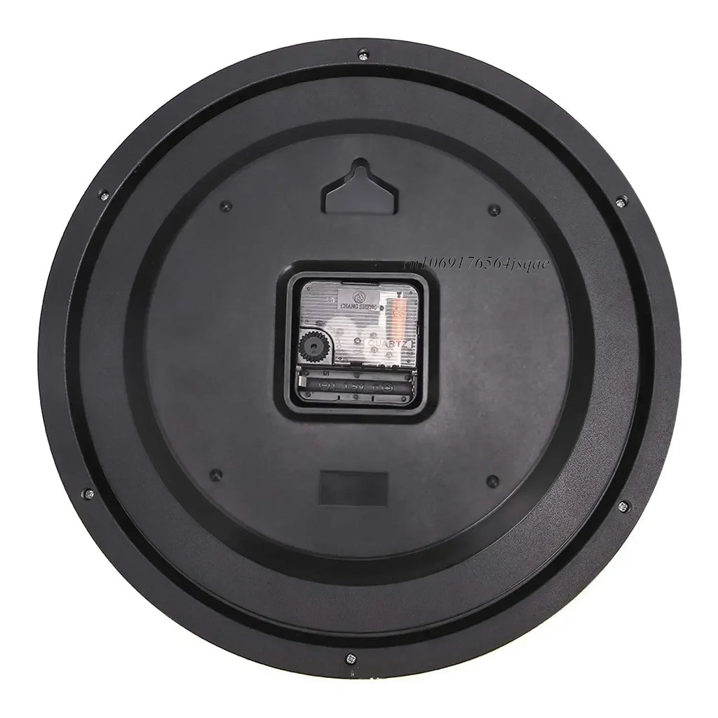 Horloge Mural Dorée Lumineuse Silencieuse Chambre Bureau