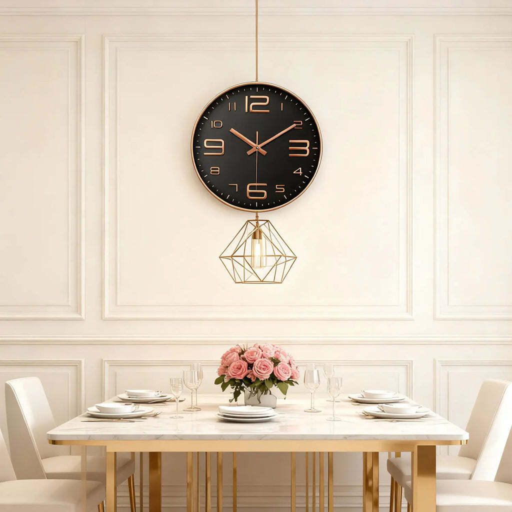 Horloge Mural Moderne Grande Silencieuse Facile à Lire