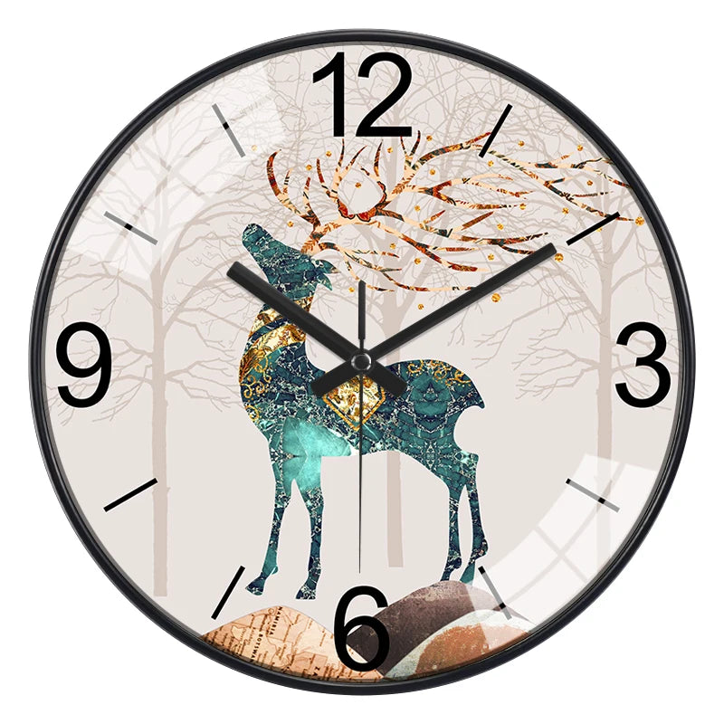 Horloge Mural Design Nordique Luxe Salon Moderne Chambre