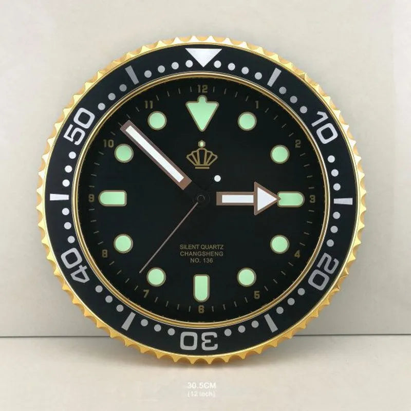 Horloge Mural Design Moderne Luxe Silencieuse Créative