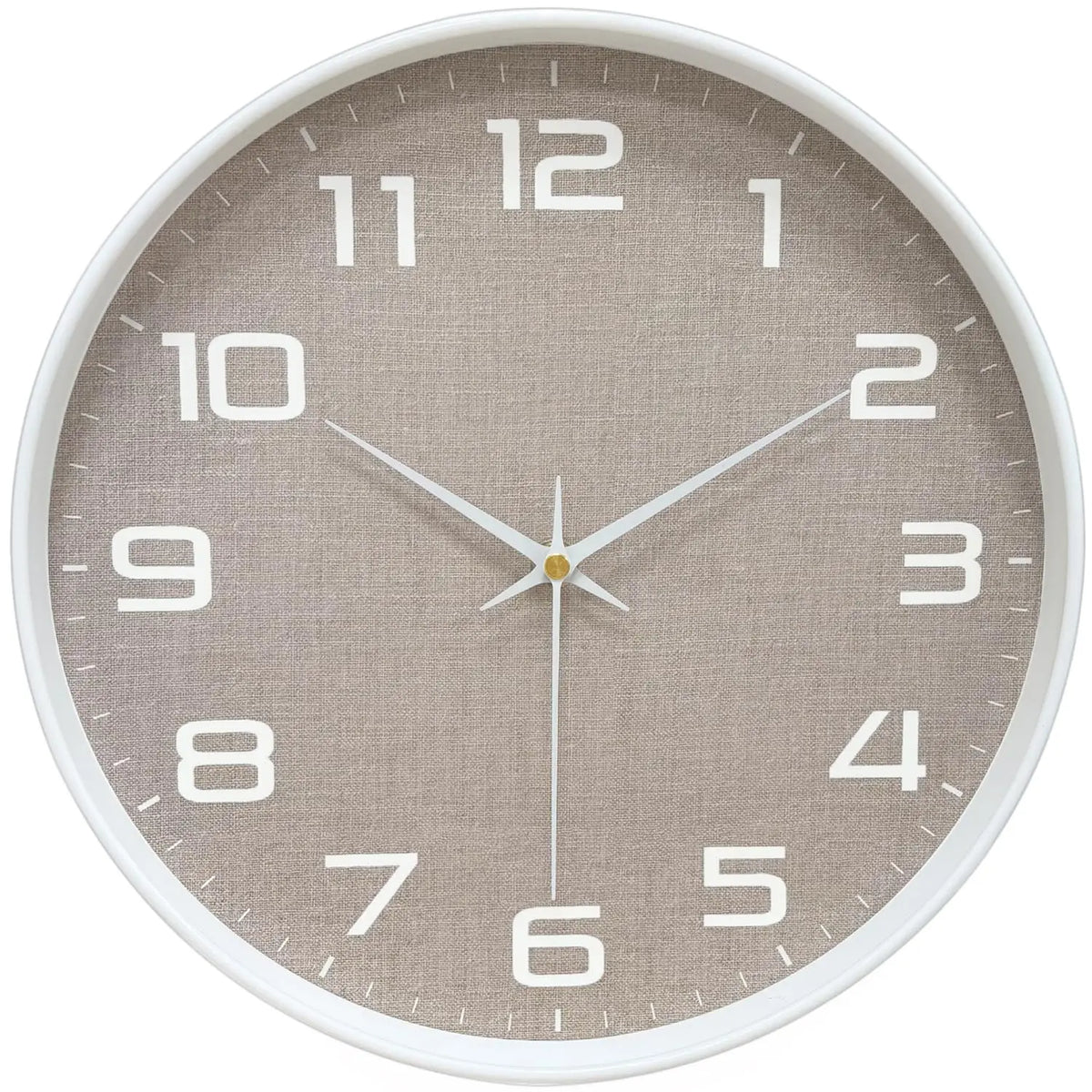 Horloge Murale Silencieuse Vintage Élégante Grands Chiffres Déco