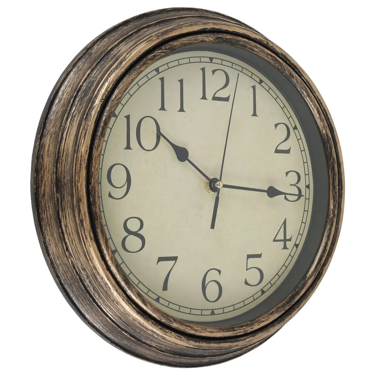 Horloge Mural Vintage Jardin Étanche Silencieuse Décorative