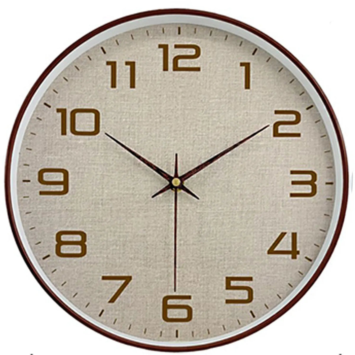 Horloge Mural Ronde Vintage Élégante Grands Chiffres Maison