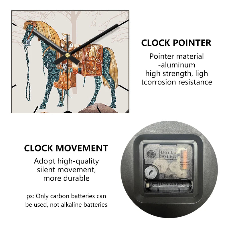 Horloge Murale Nordique Luxe Design Moderne Salon Chambre