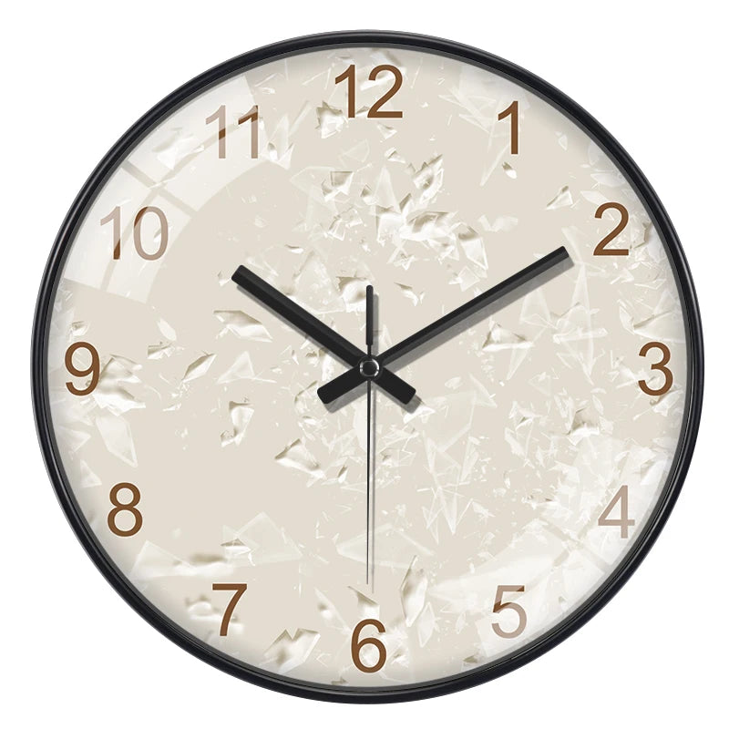 Horloge Mural Rétro Luxe Décoration Salon Chambre