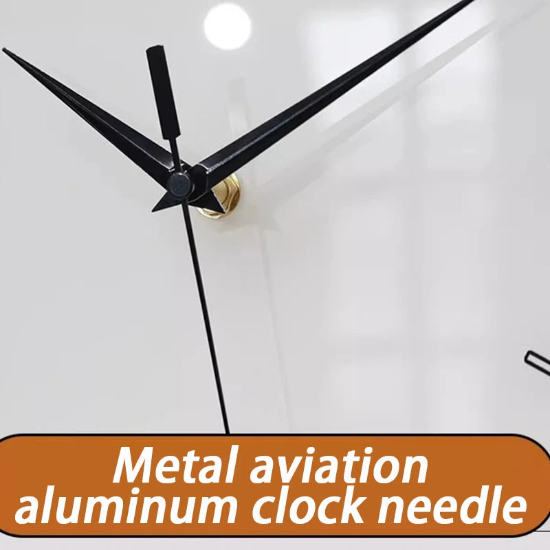 Horloge Mural Design Luxe Acrylique Double Face Angle