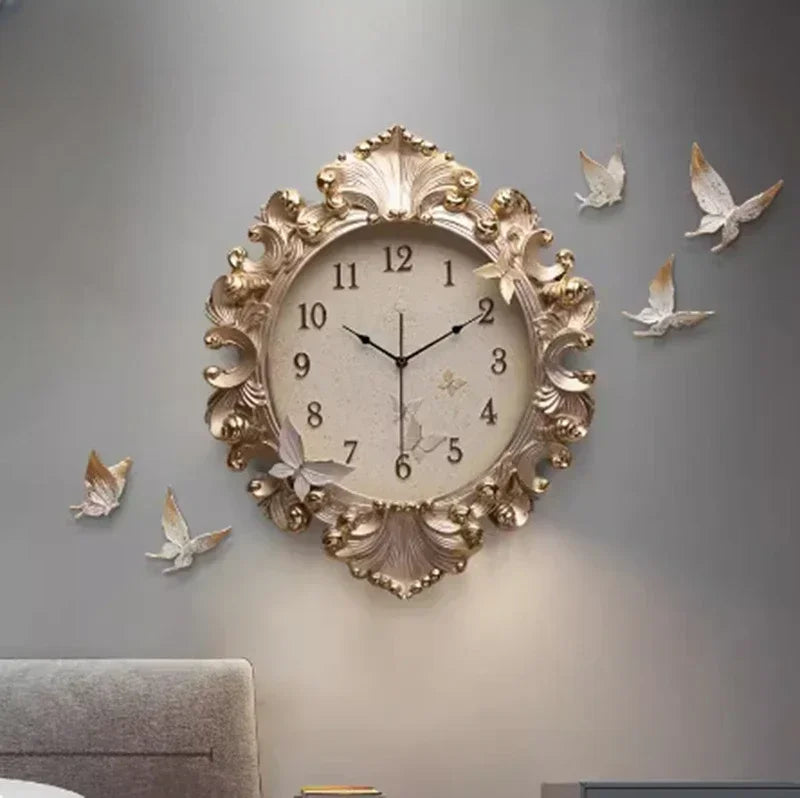 Horloge Mural Or Italie Art Esthétique Salon