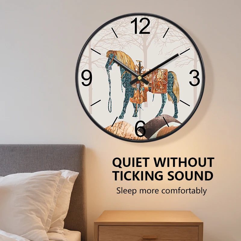 Horloge Mural Nordique Luxe Tendance Salon Chambre
