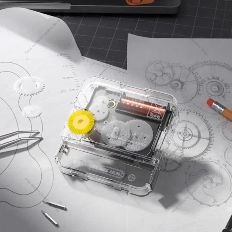 Horloge Murale Bois Élégante Rétro Silencieuse Décoration