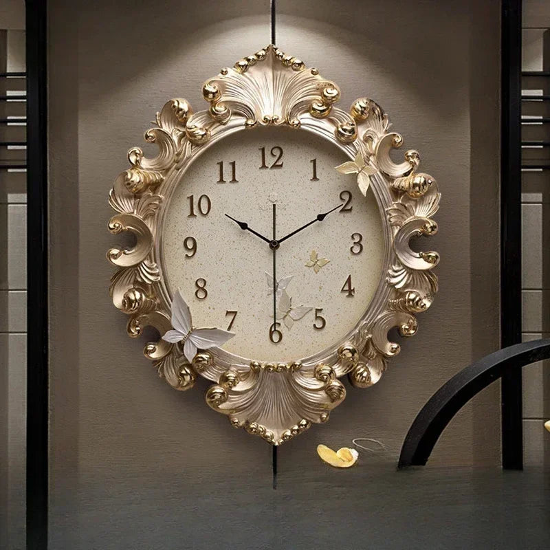 Horloge Mural Or Italie Art Esthétique Salon