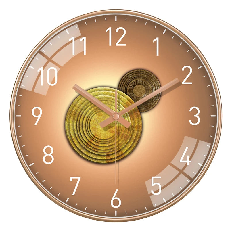 Horloge Mural Moderne Silencieuse Luxe Design Salon Bureau