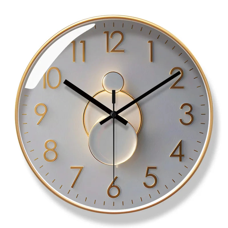 Horloge Mural Moderne Design Silencieuse Décorative Salon