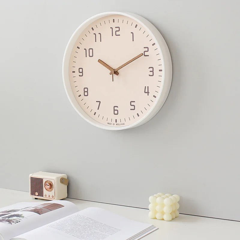 Horloge Mural Nordique Minimaliste Silencieuse Design Instagram