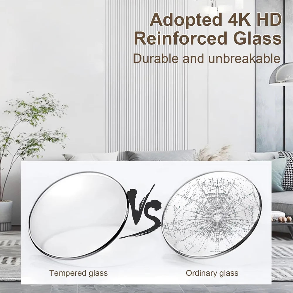 Horloge Mural Feuilles Vertes Moderne Silencieuse Salon Chambre