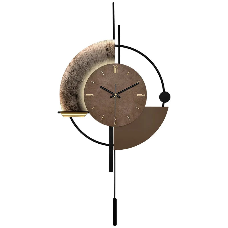Horloge Mural Lumineuse Minimaliste Vocale Moderne