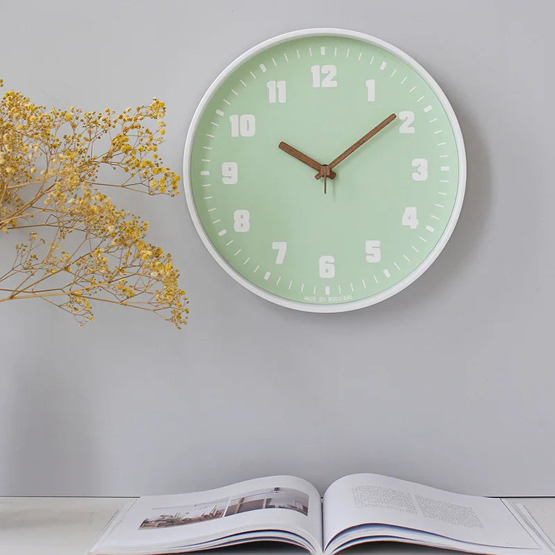 Horloge Murale Silencieuse Nordique Minimaliste Moderne Décoration