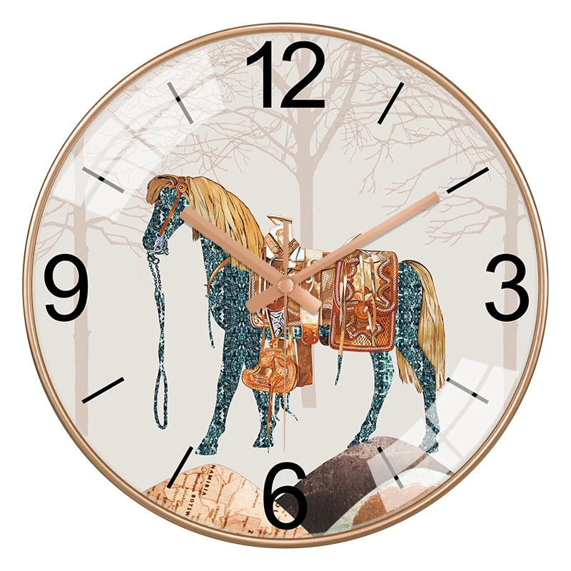 Horloge Mural Design Nordique Luxe Salon Moderne Chambre