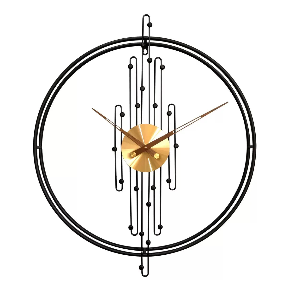 Horloge Murale Or Rétro Nordique Grande Silencieuse Luxe