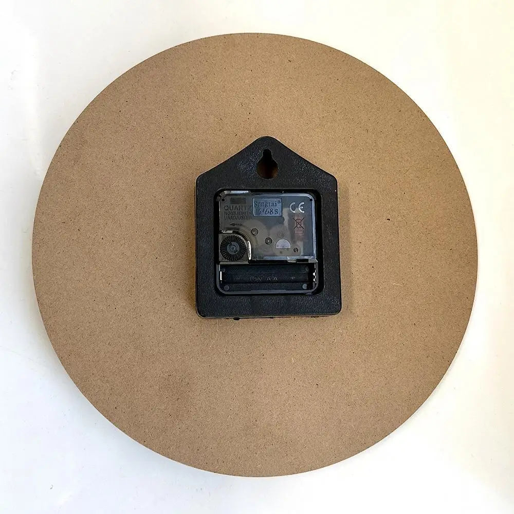 Horloge Mural Chat Lumineux Silencieuse Chiffres Romains Chambre