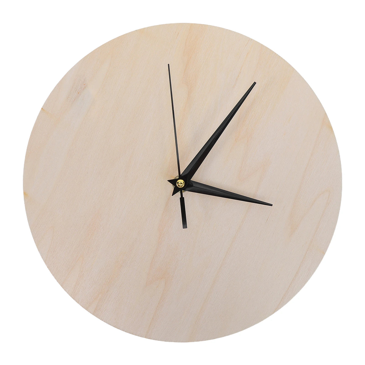 Horloge Mural Bois DIY Rétro Minimaliste Décorative