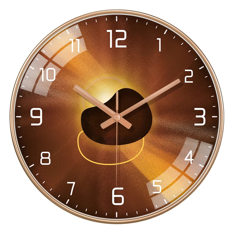 Horloge Mural Luxe Silencieuse Moderne Design Maison