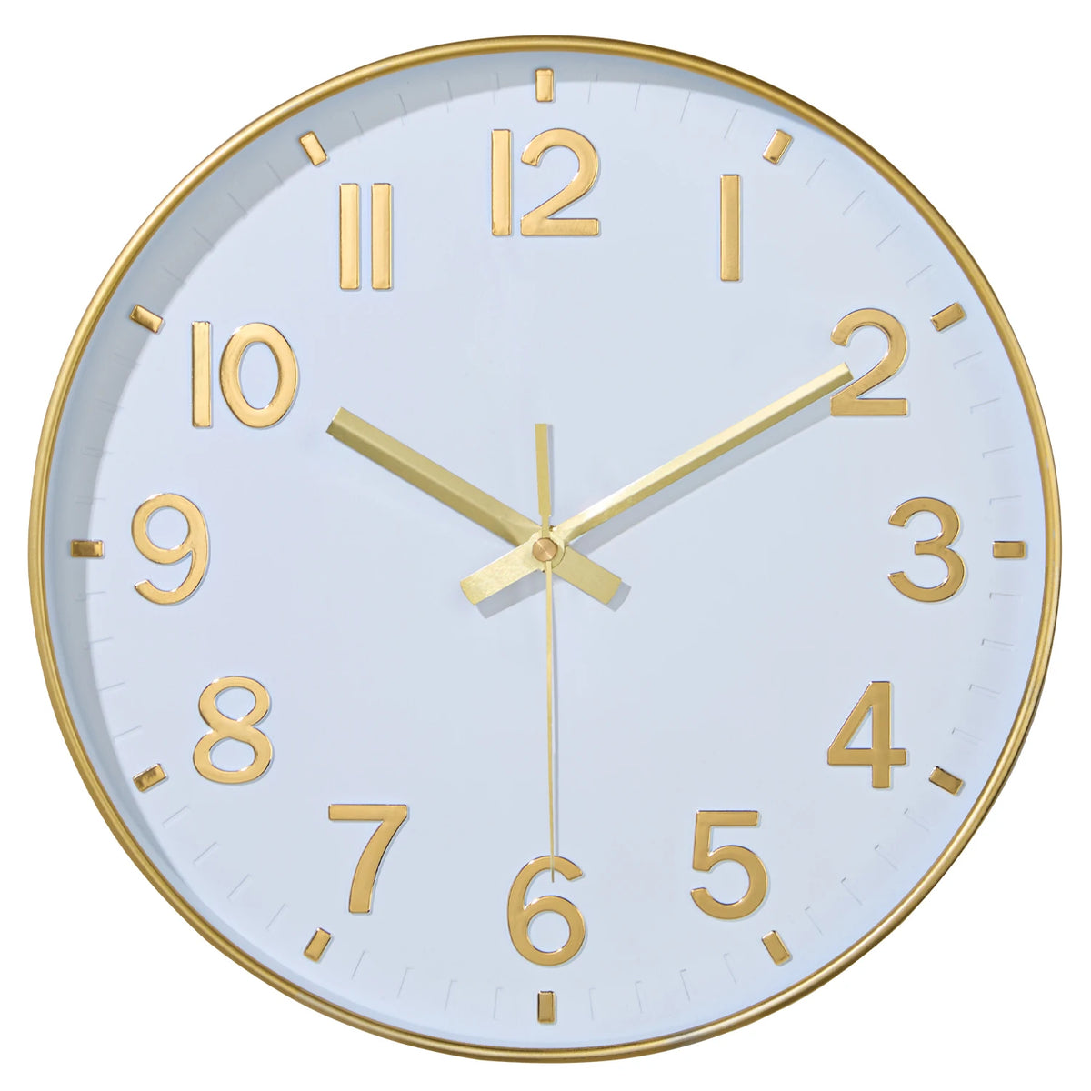 Horloge Murale Moderne Silencieuse Analogique Quartz 3D