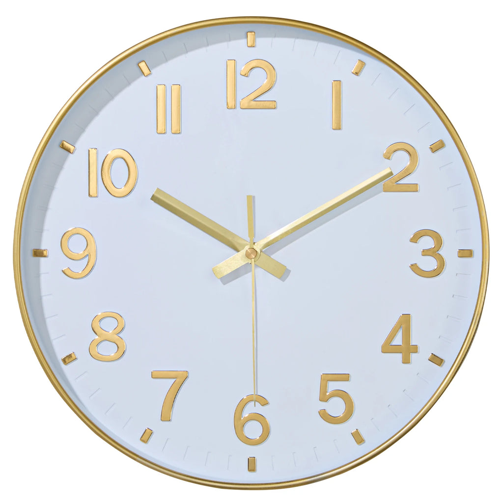 Horloge Mural Moderne Silencieuse Quartz 3D Analogique