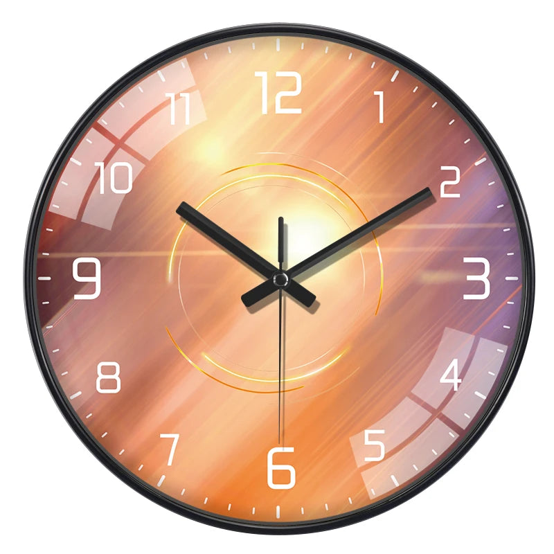 Horloge Mural Moderne Silencieuse Luxe Design Salon Bureau