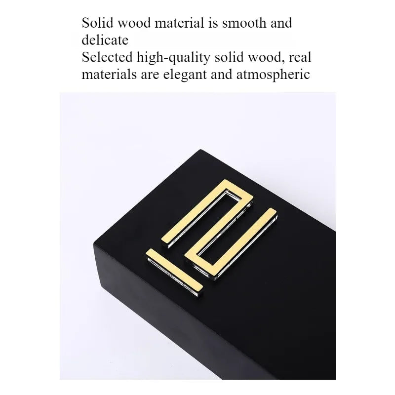 Horloge Mural Longue Minimaliste Design Salon Luxe