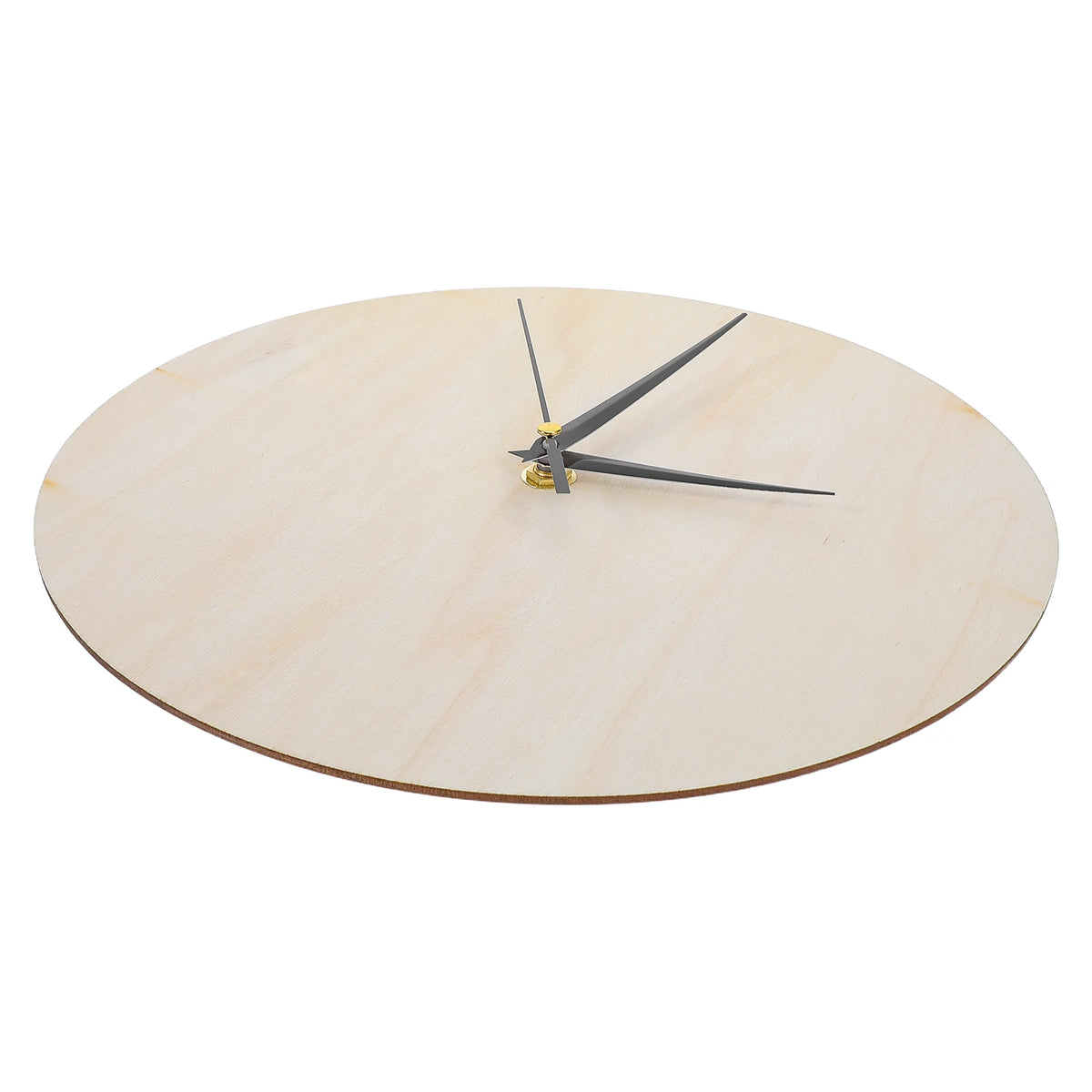 Horloge Mural Bois Rond Vierge DIY Enfants Peinture