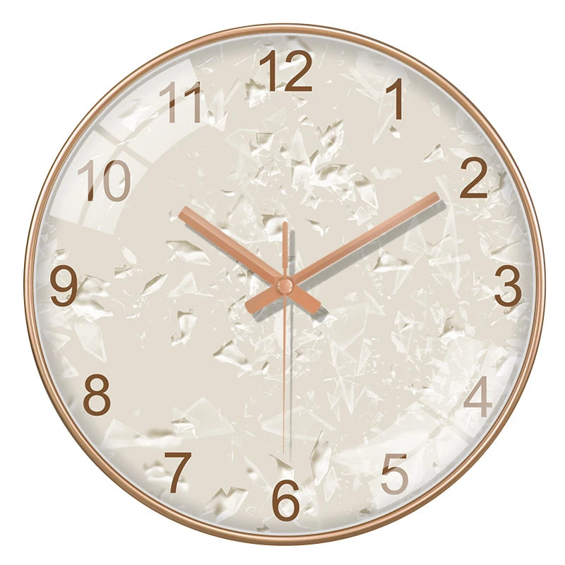 Horloge Murale Quartz Rétro Luxe Décoration Salon Chambre