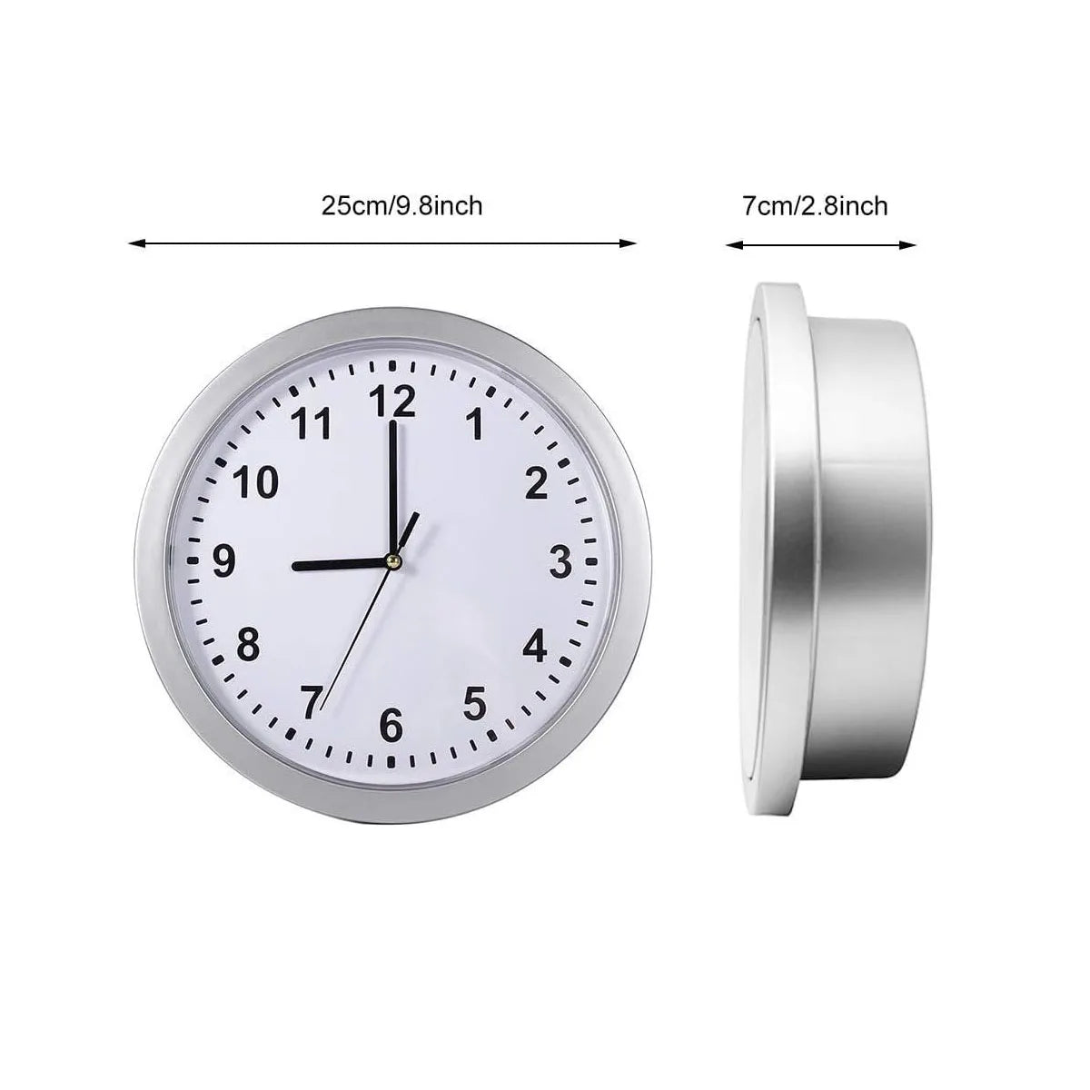 Horloge Murale Coffre-Fort Camouflé Vintage Décoratif