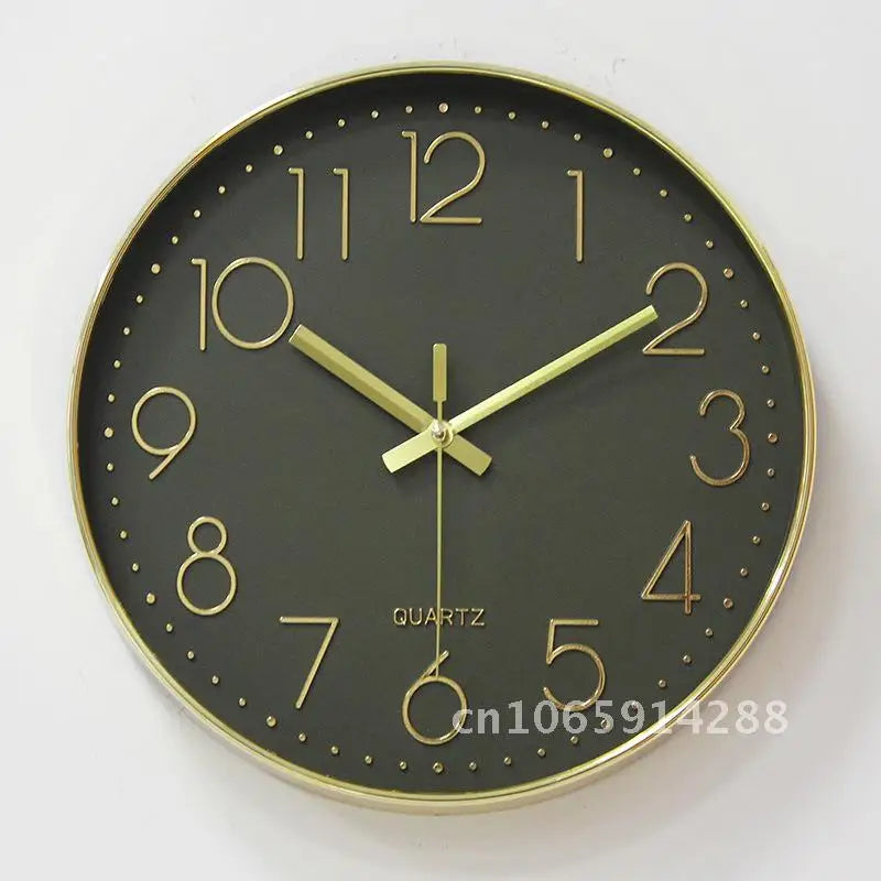 Horloge Mural Digitale 3D LED Minimaliste Ronde