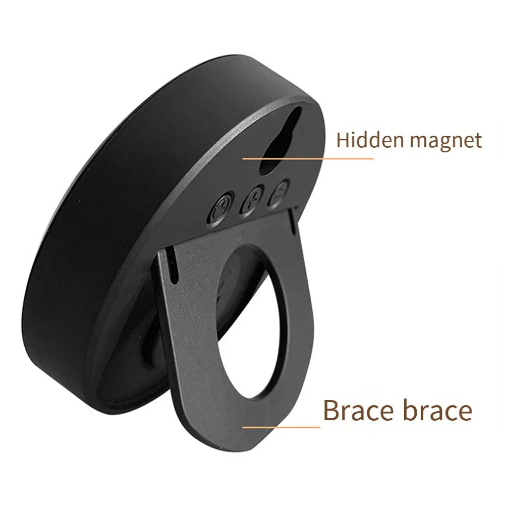 Horloge Mural Bureau Multifonction Température Humidité Aimantée