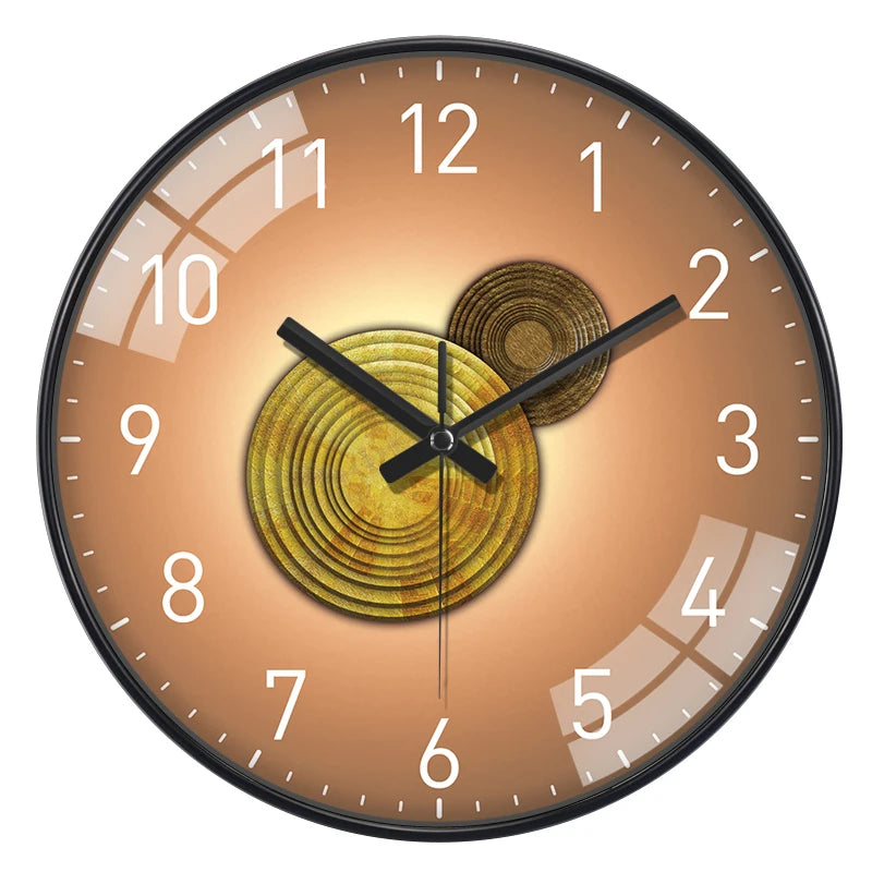 Horloge Mural Luxe Moderne Silencieuse Design Salon Bureau