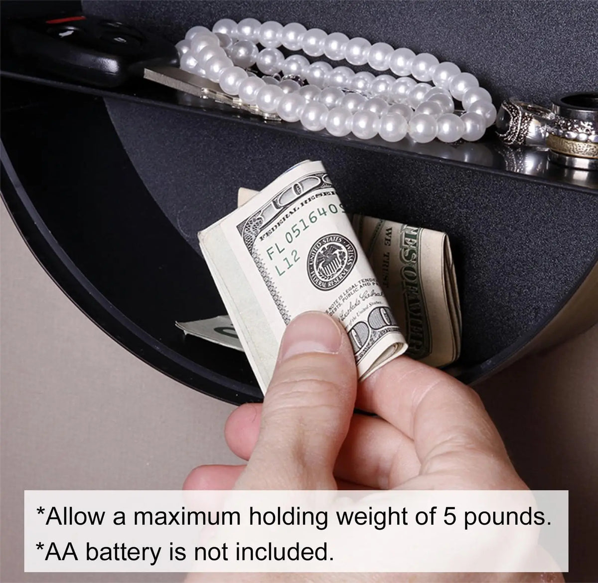 Horloge Mural Vintage Cachette Secrète Décorative