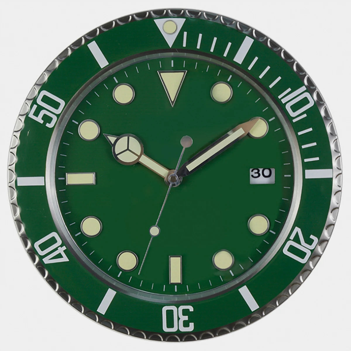 Horloge Murale Design Moderne Lumineuse Minimaliste Métal