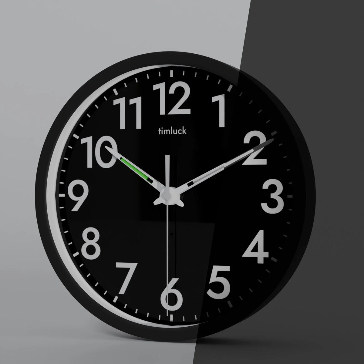 Horloge Mural LED Silencieuse Automatique Luminosité Réglable