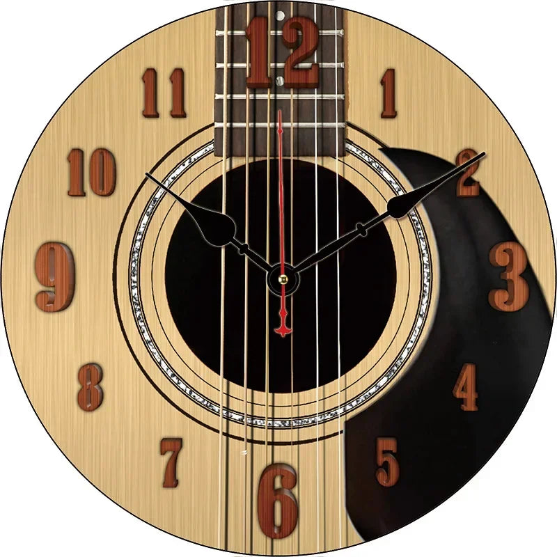 Horloge Mural Vintage Shabby Silencieuse Décoration Maison