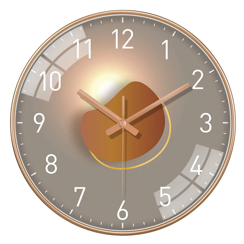 Horloge Murale Design Luxe Silencieuse Salon Bureau