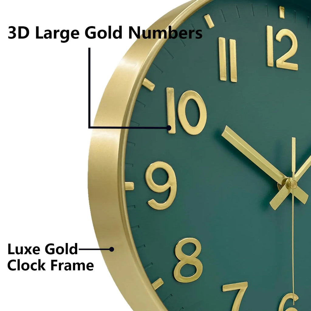 Horloge Mural Moderne 3D Silencieuse Quartz