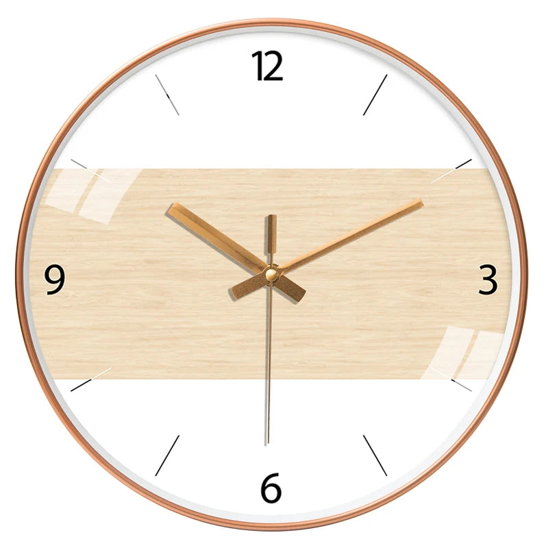 Horloge Mural Vintage Ferme Coin Silencieuse Bois
