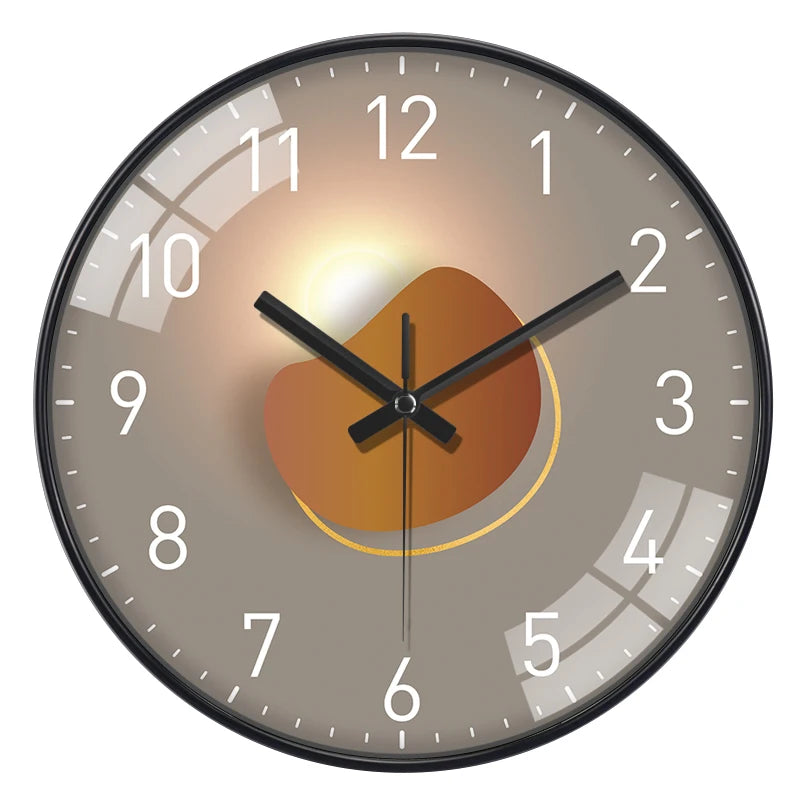 Horloge Mural Luxe Moderne Silencieuse Design Salon Bureau