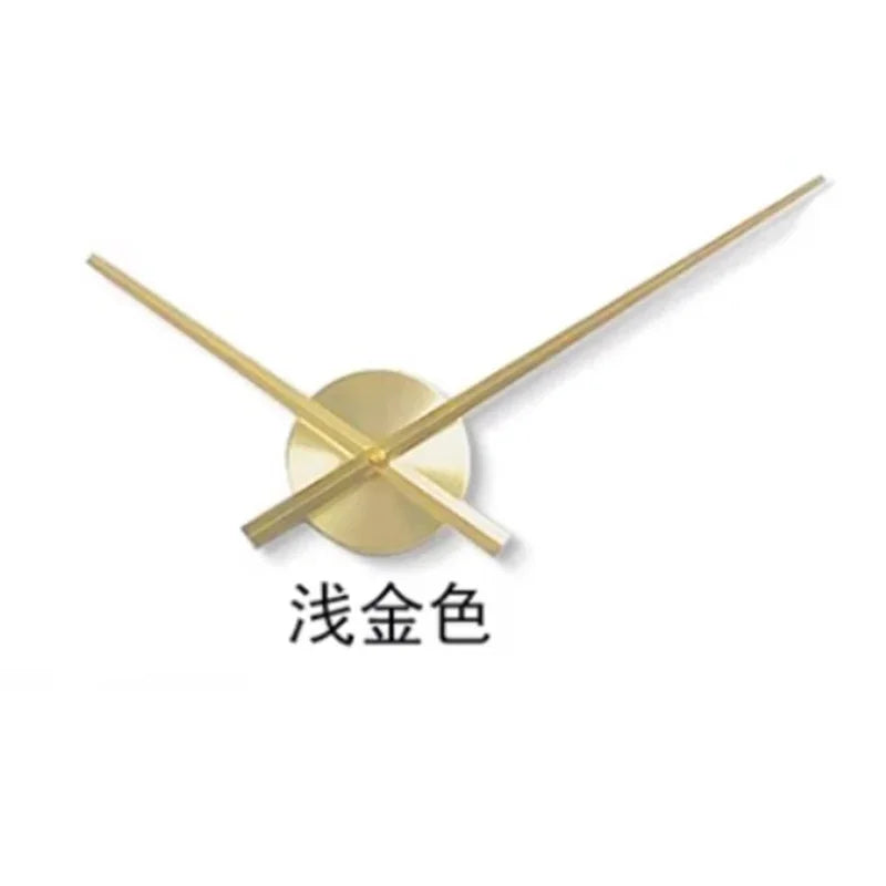 Horloge Mural Métal Minimaliste Industrielle Grande Silencieuse Sans Perçage