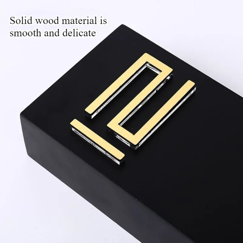 Horloge Mural Longue Minimaliste Design Salon Luxe